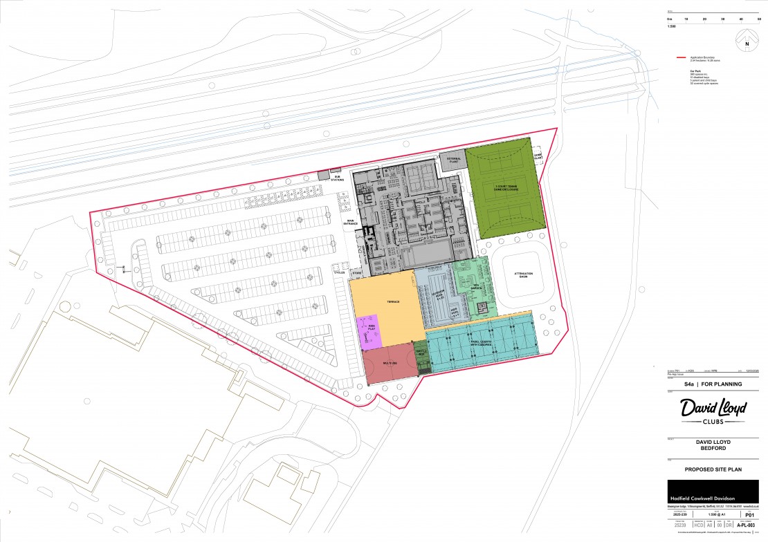 Proposed site plan