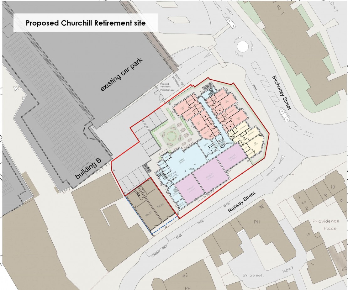 Proposed Churchill Retirement Site