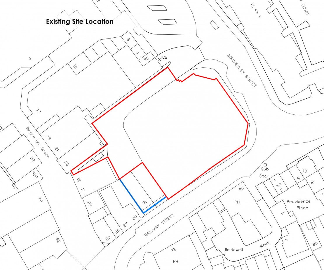 Existing site plan