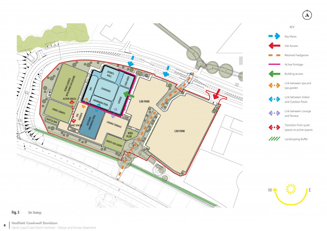 Proposed site plan