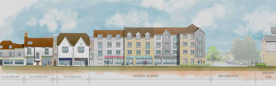 Proposed Elevation from Railway Street