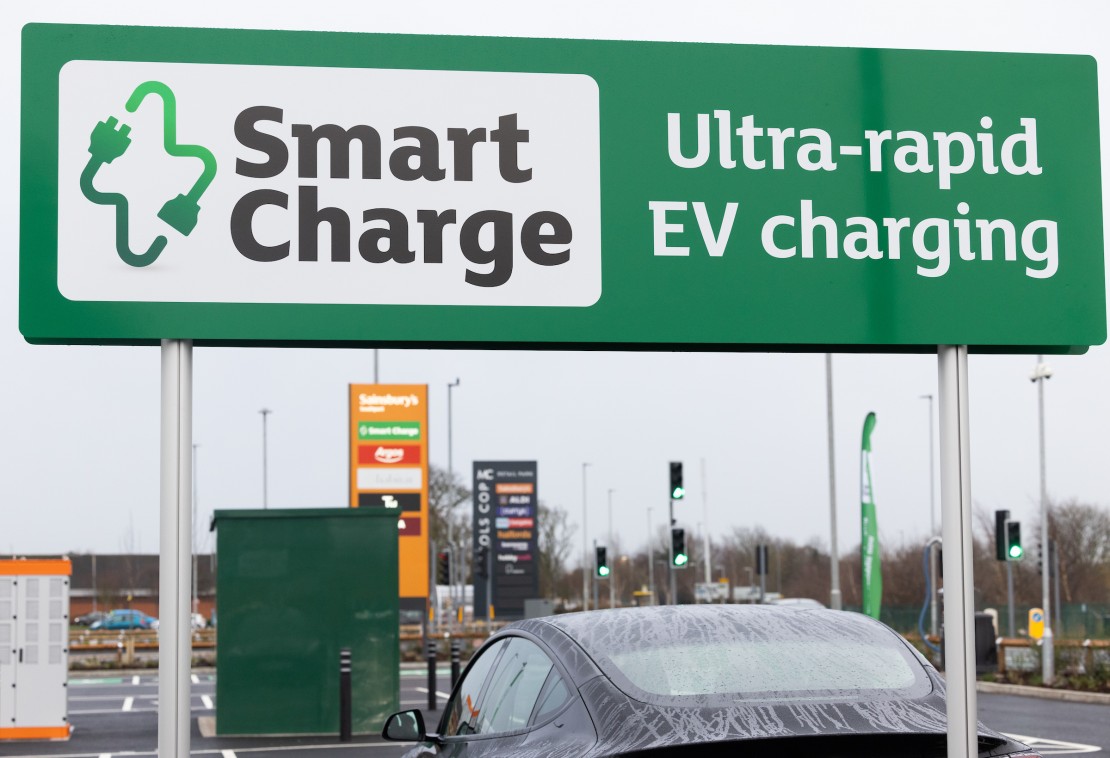 image of EV charging