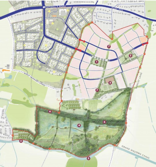 Fig.14.  Green infrastructure prepared for consultation in 2020