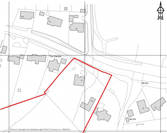 Fig.11.  Proposed Access Junction onto Post Hill - Location