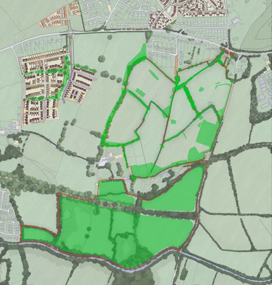 Fig.15.  Proposed green infrastructure