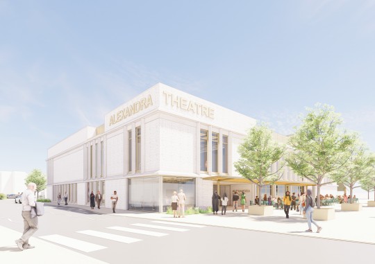 Computer Generated Image of proposed theatre rejuvenation